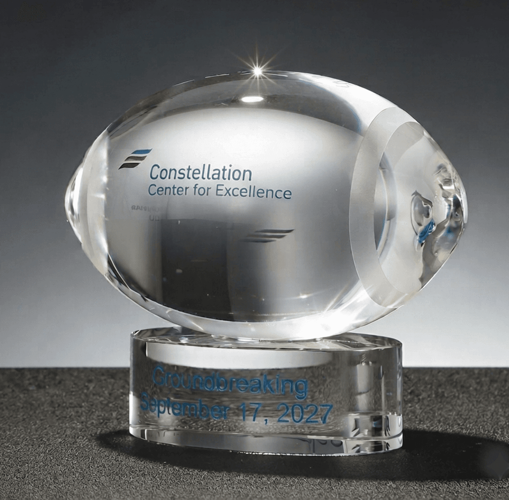 Sports crystal award 17