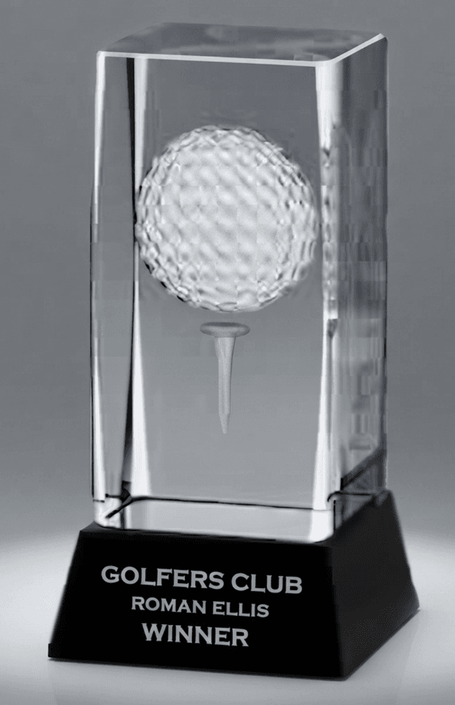 Sports crystal award 6