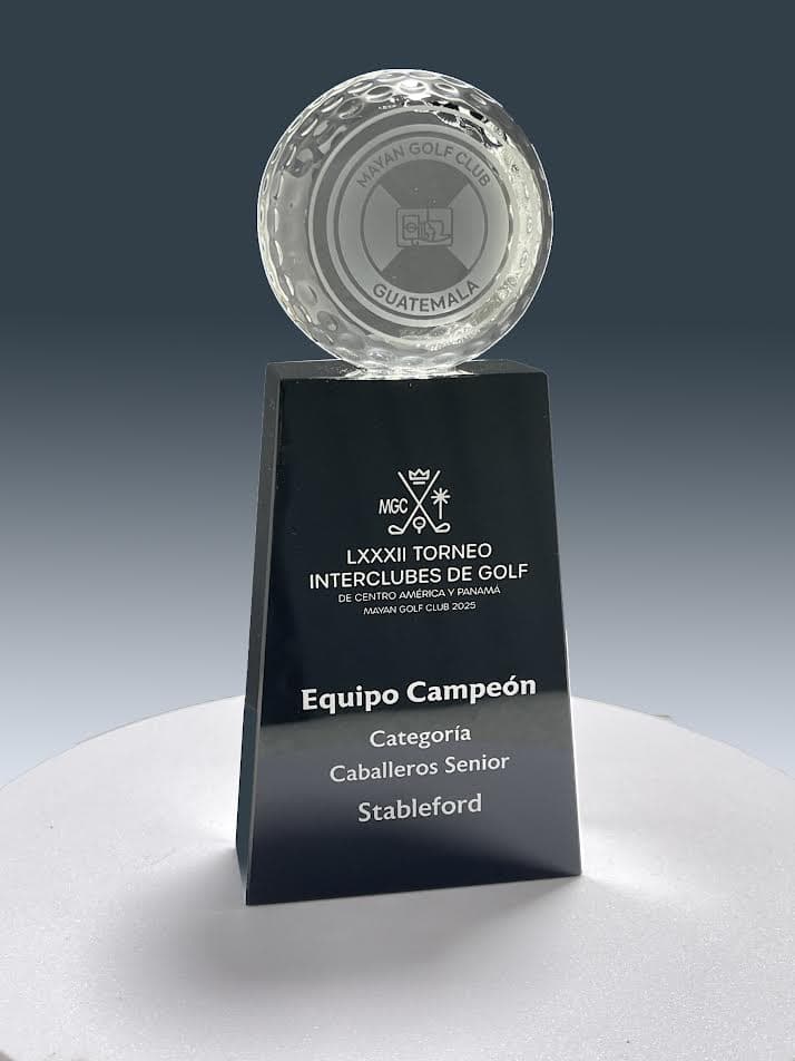 Sports crystal award 2