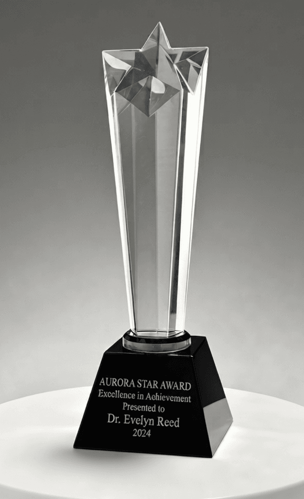 Stars · Hearts crystal award 25