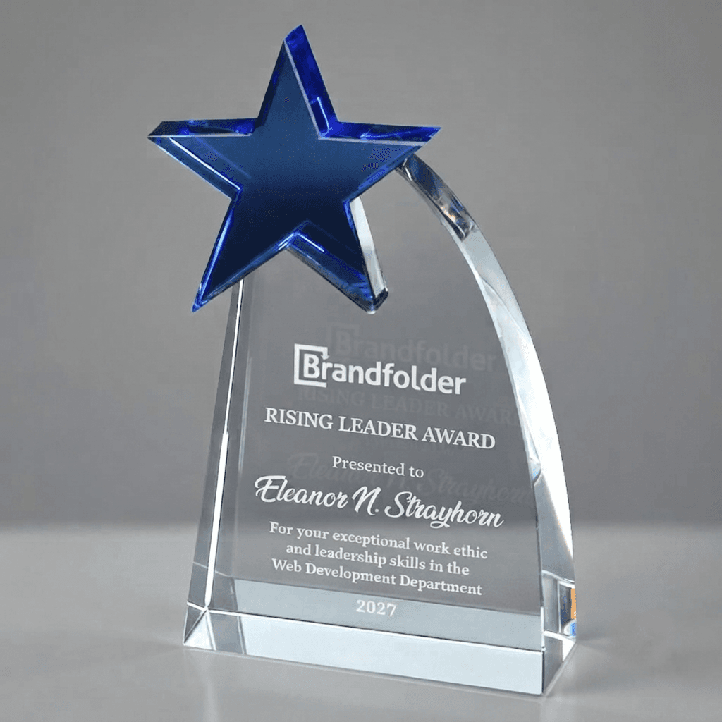 Stars · Hearts crystal award 19