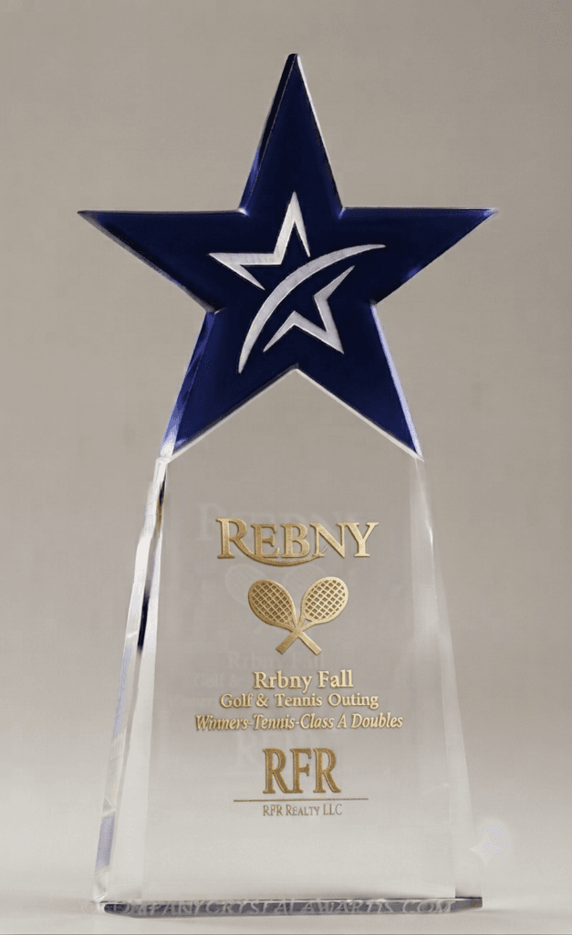 Stars · Hearts crystal award 17