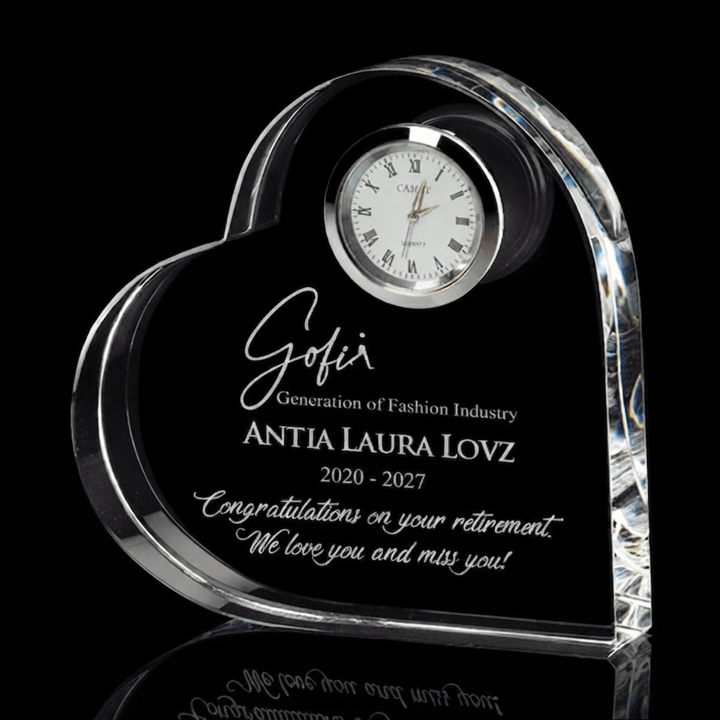 Stars · Hearts crystal award 5