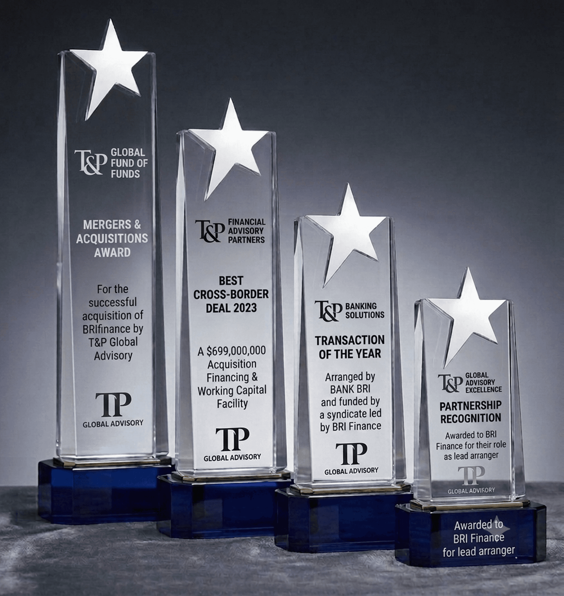Stars · Hearts crystal award 2