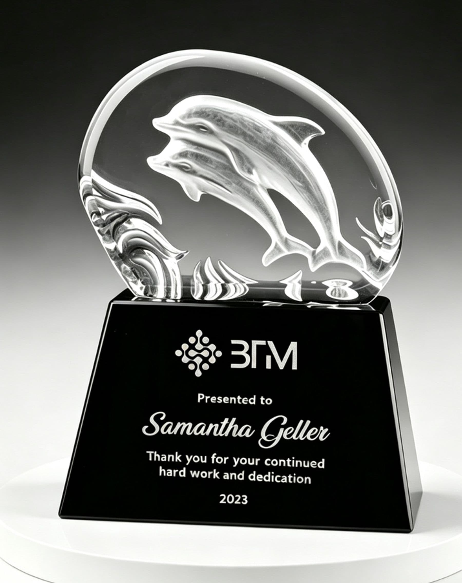 Animal crystal award 13