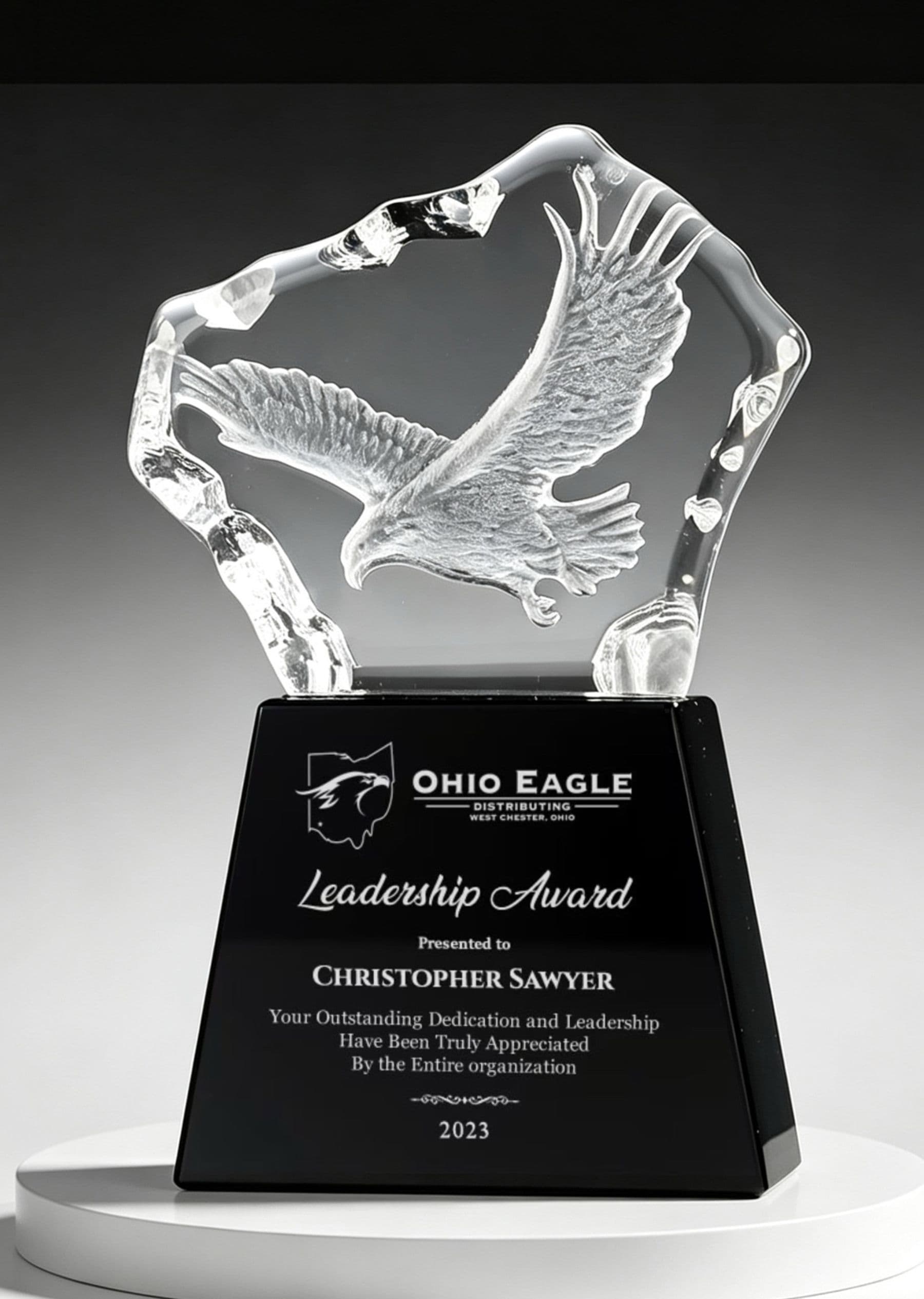 Animal crystal award 5