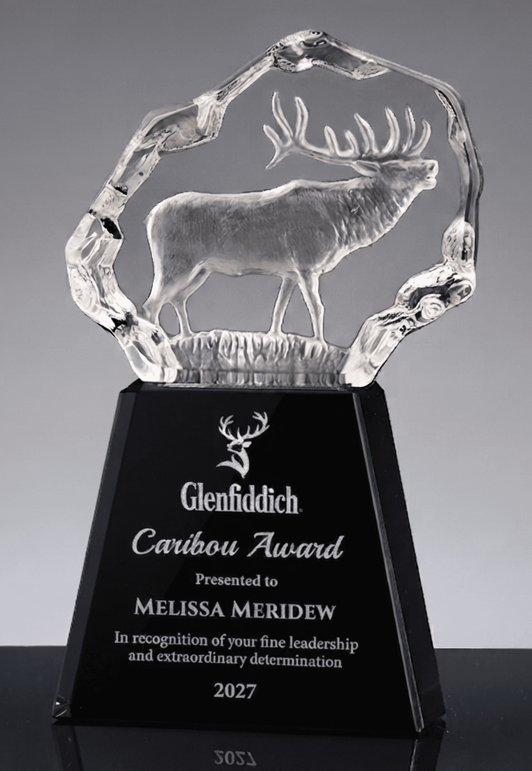 Animal crystal award 14