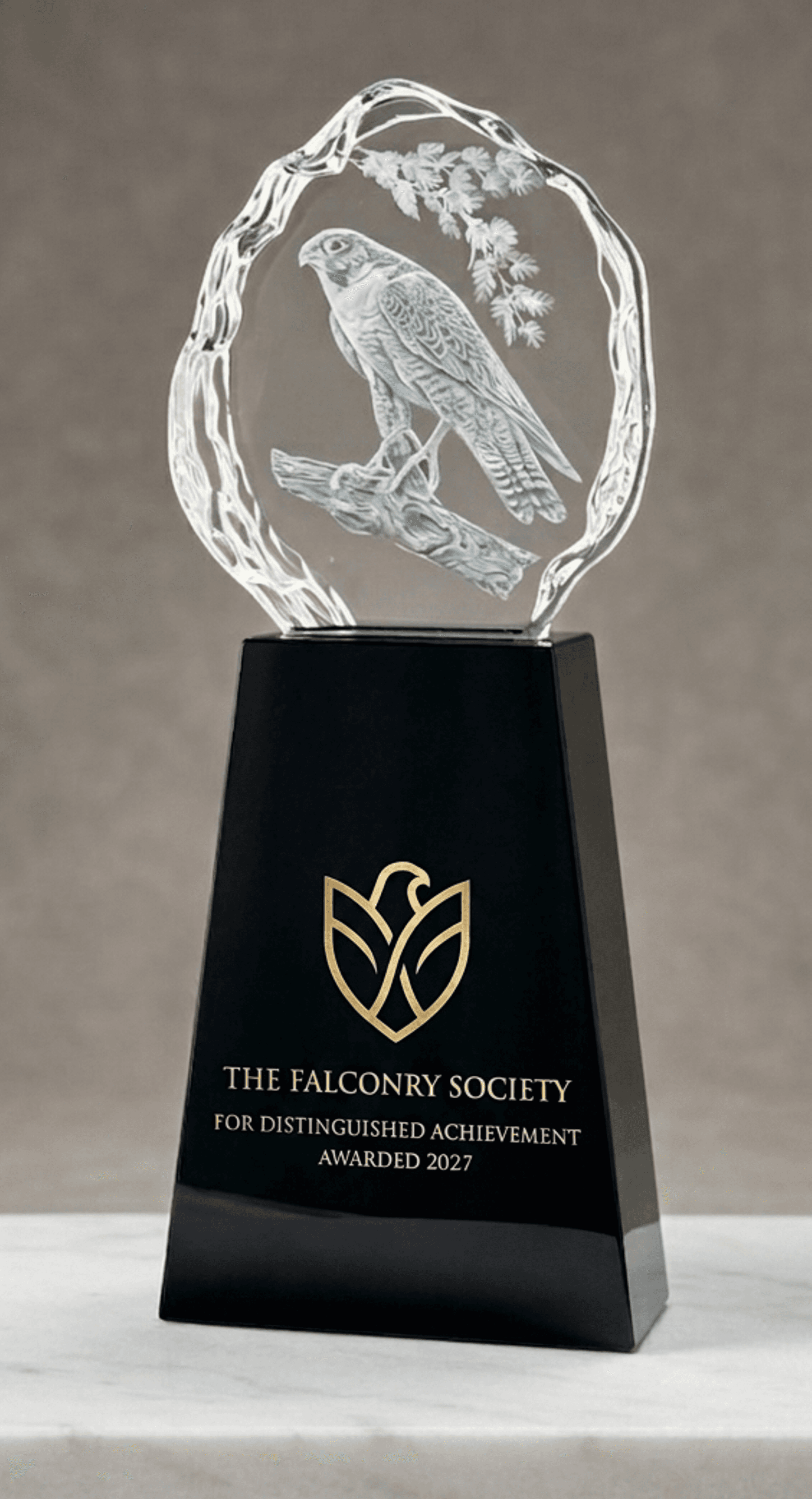 Animal crystal award 16