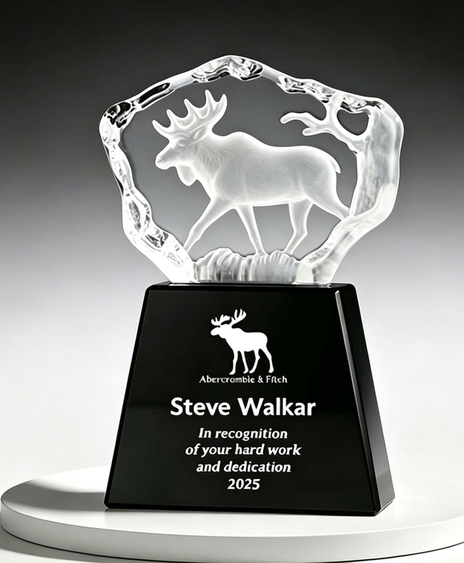 Animal crystal award 23