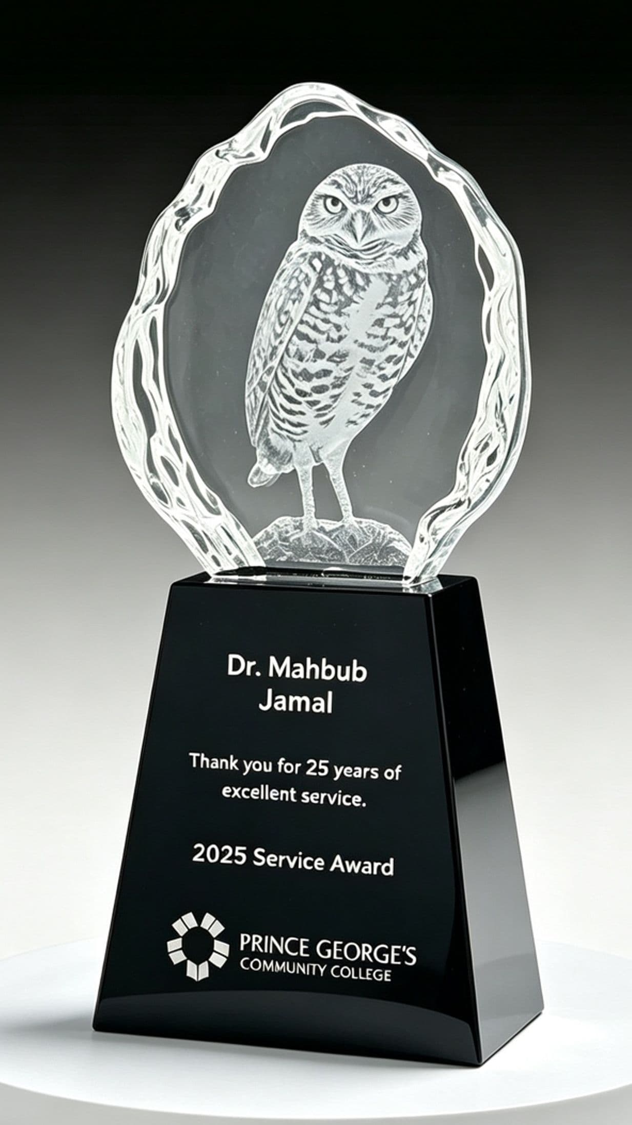 Animal crystal award 26