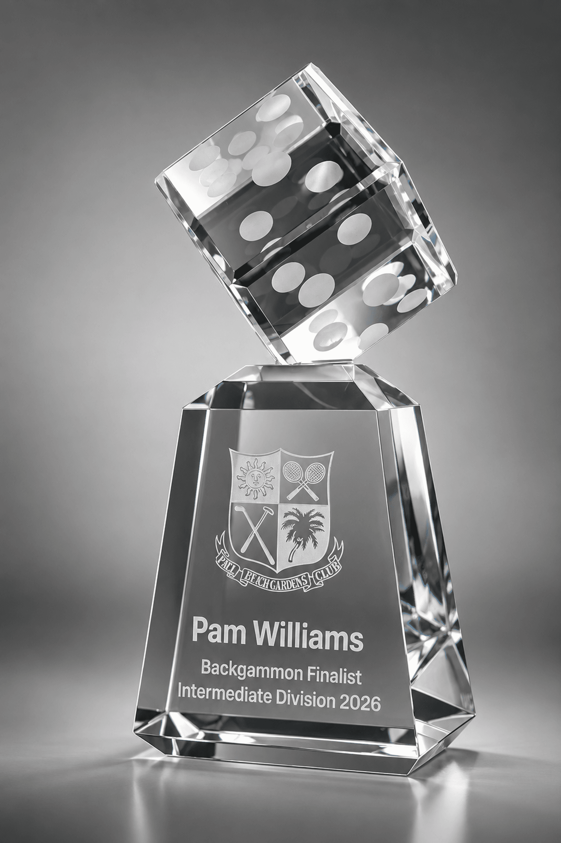 Casino crystal award 20