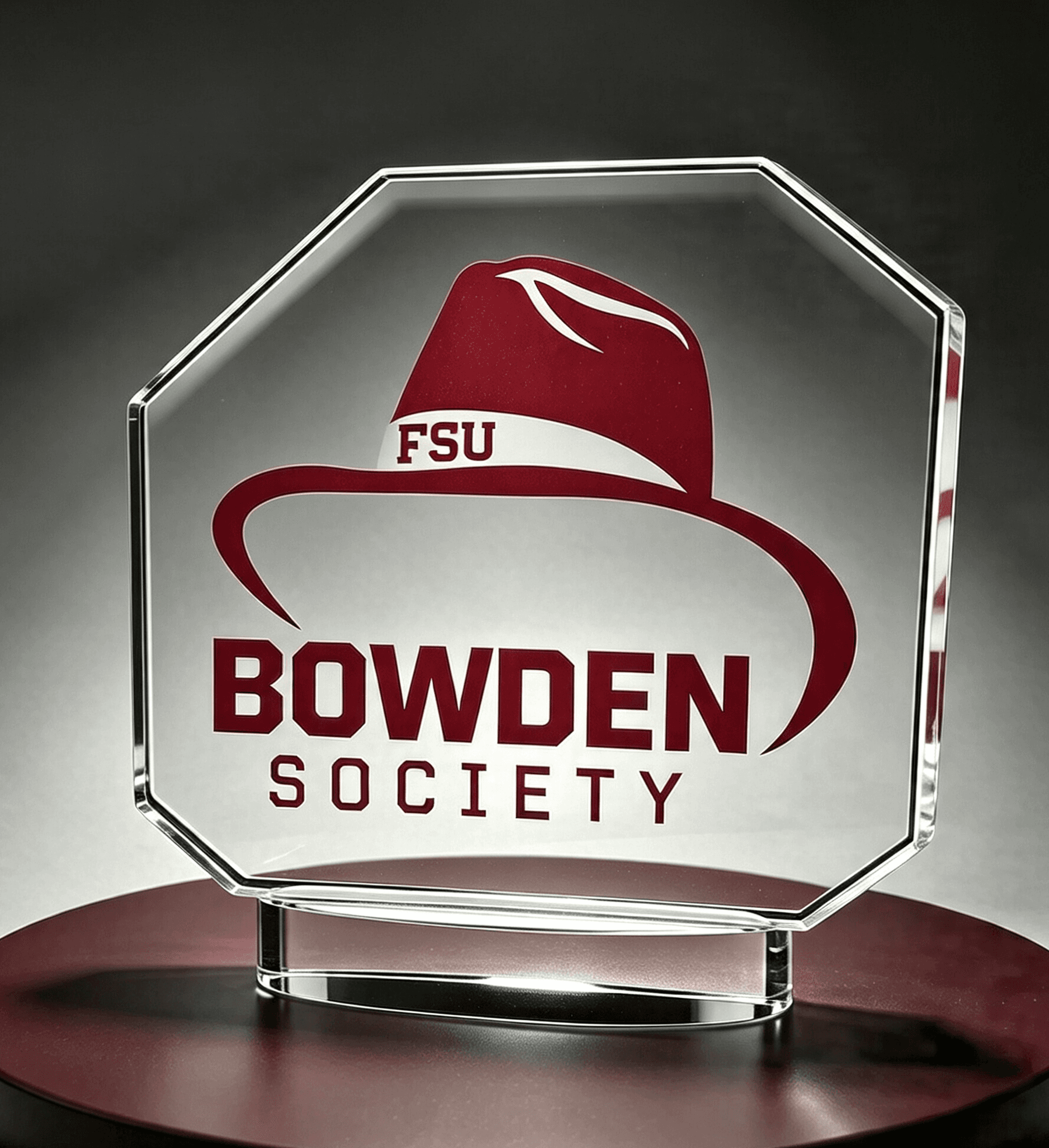 Custom Cut crystal award 6