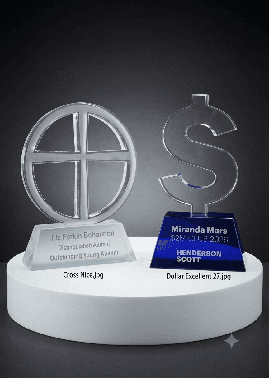 Rush Order crystal award 13