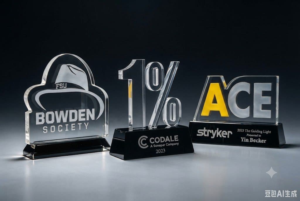 Rush Order crystal award 14