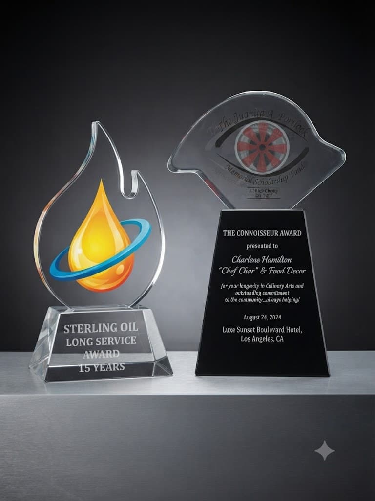 Rush Order crystal award 16