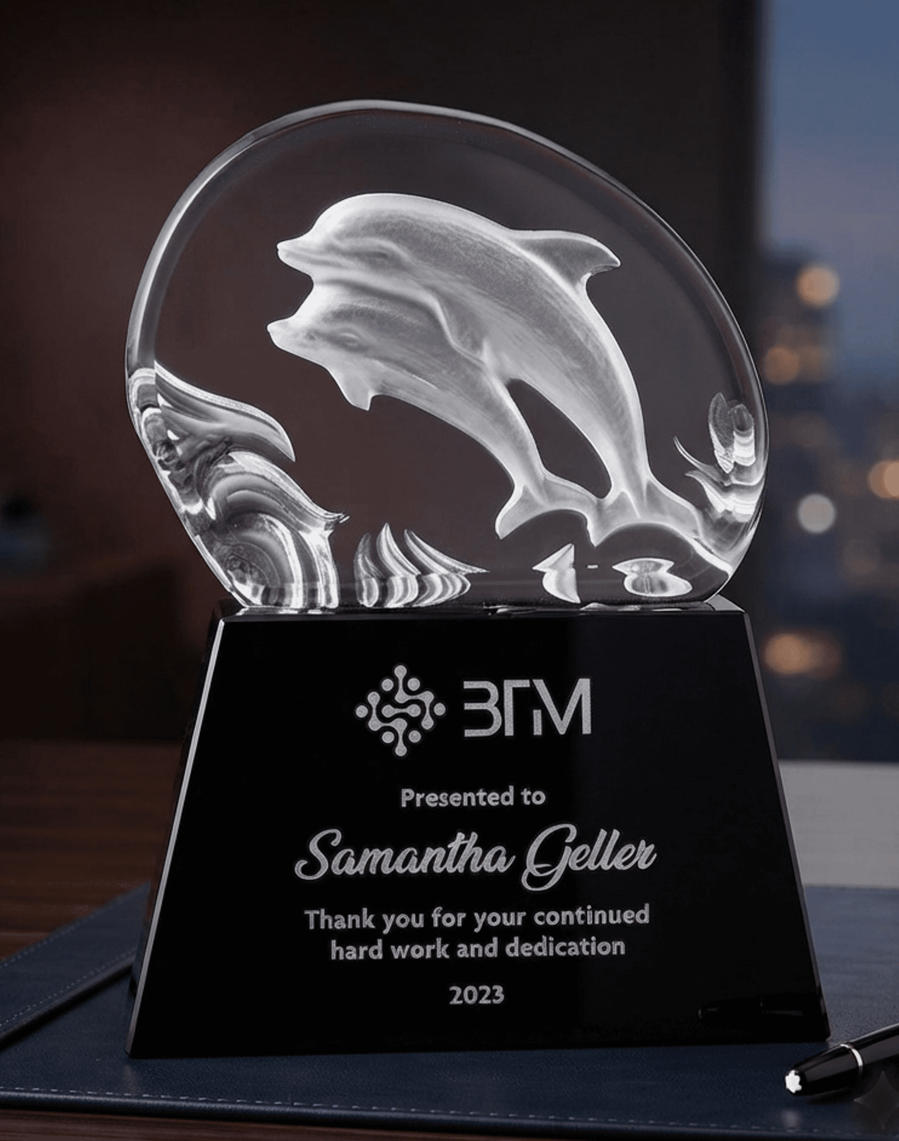 Nautical · Ocean crystal award 6