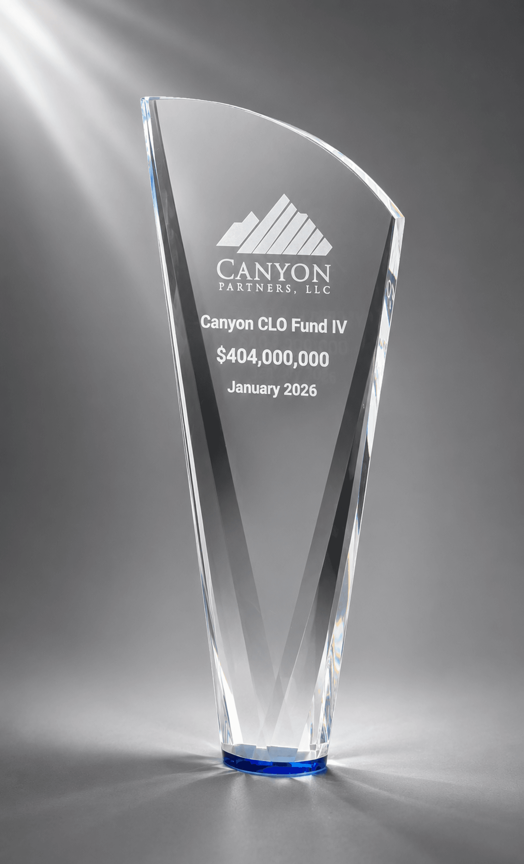 Obelisk & Pyramid crystal award 3