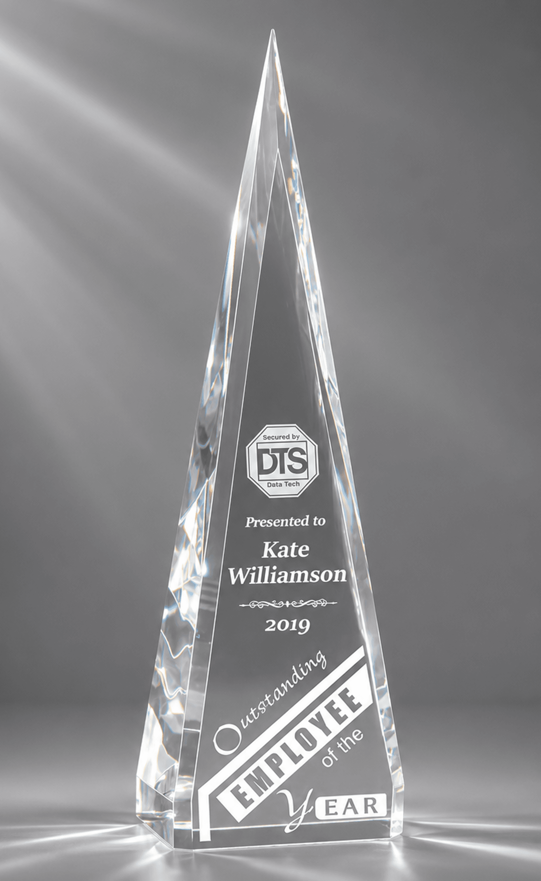 Obelisk & Pyramid crystal award 8