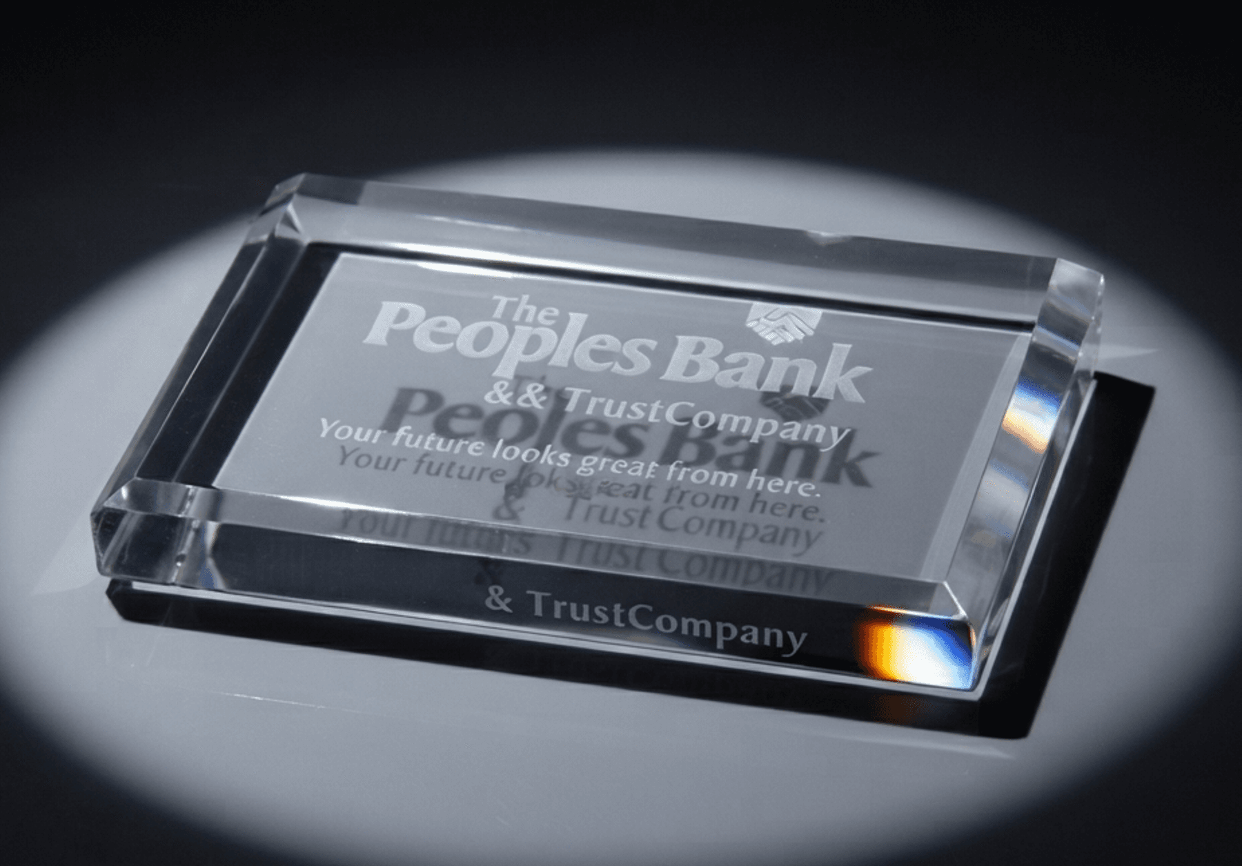 Office crystal award 8