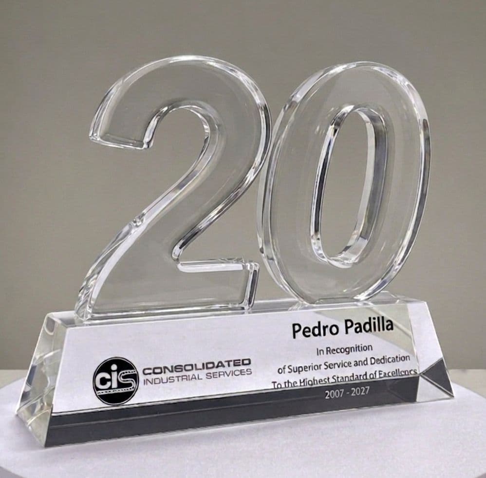 Service Awards crystal award 12