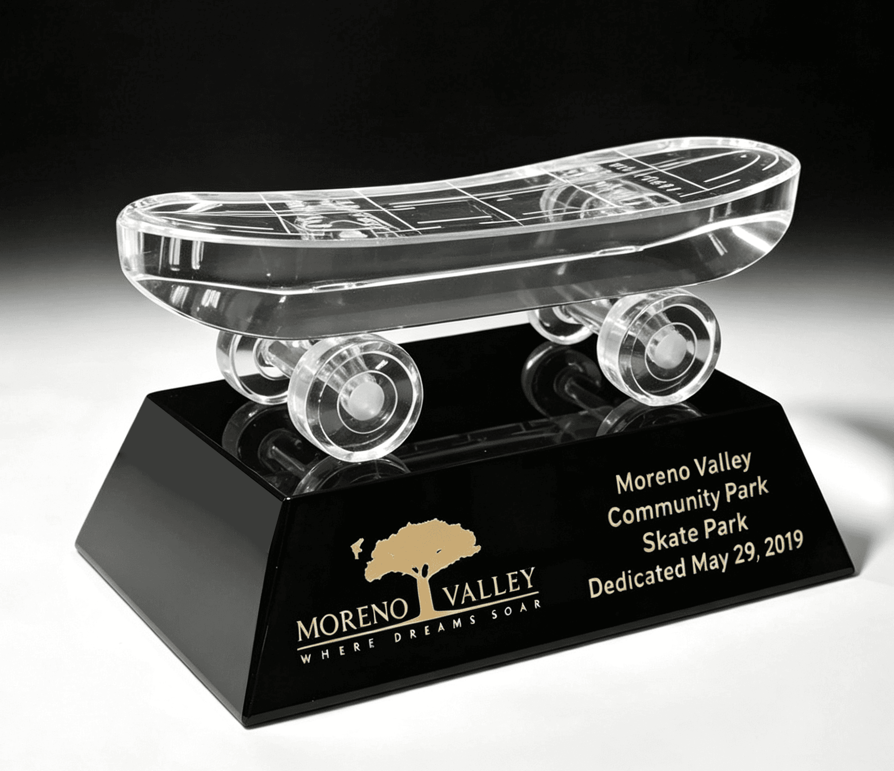 Sports crystal award 17