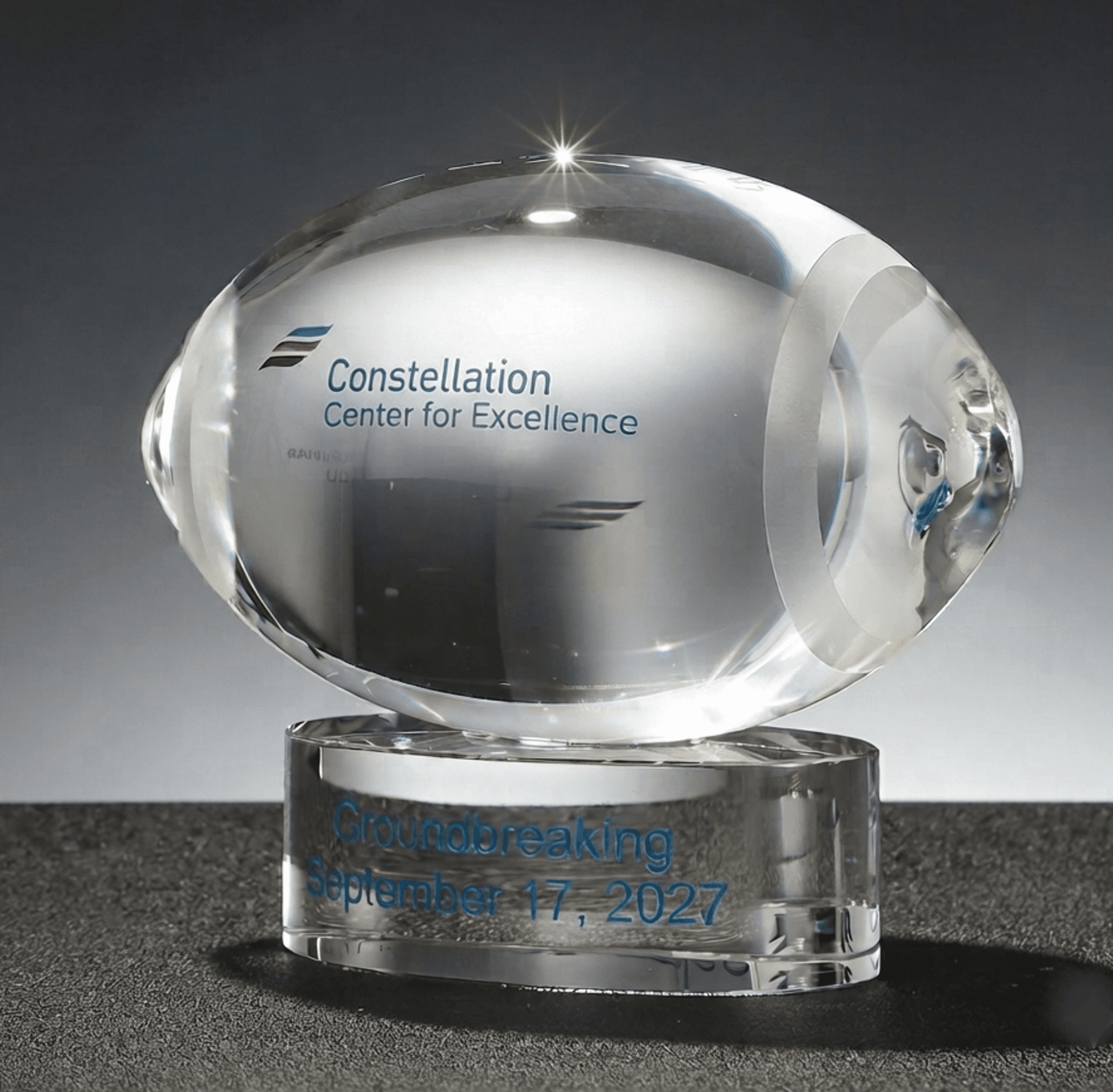 Sports crystal award 13