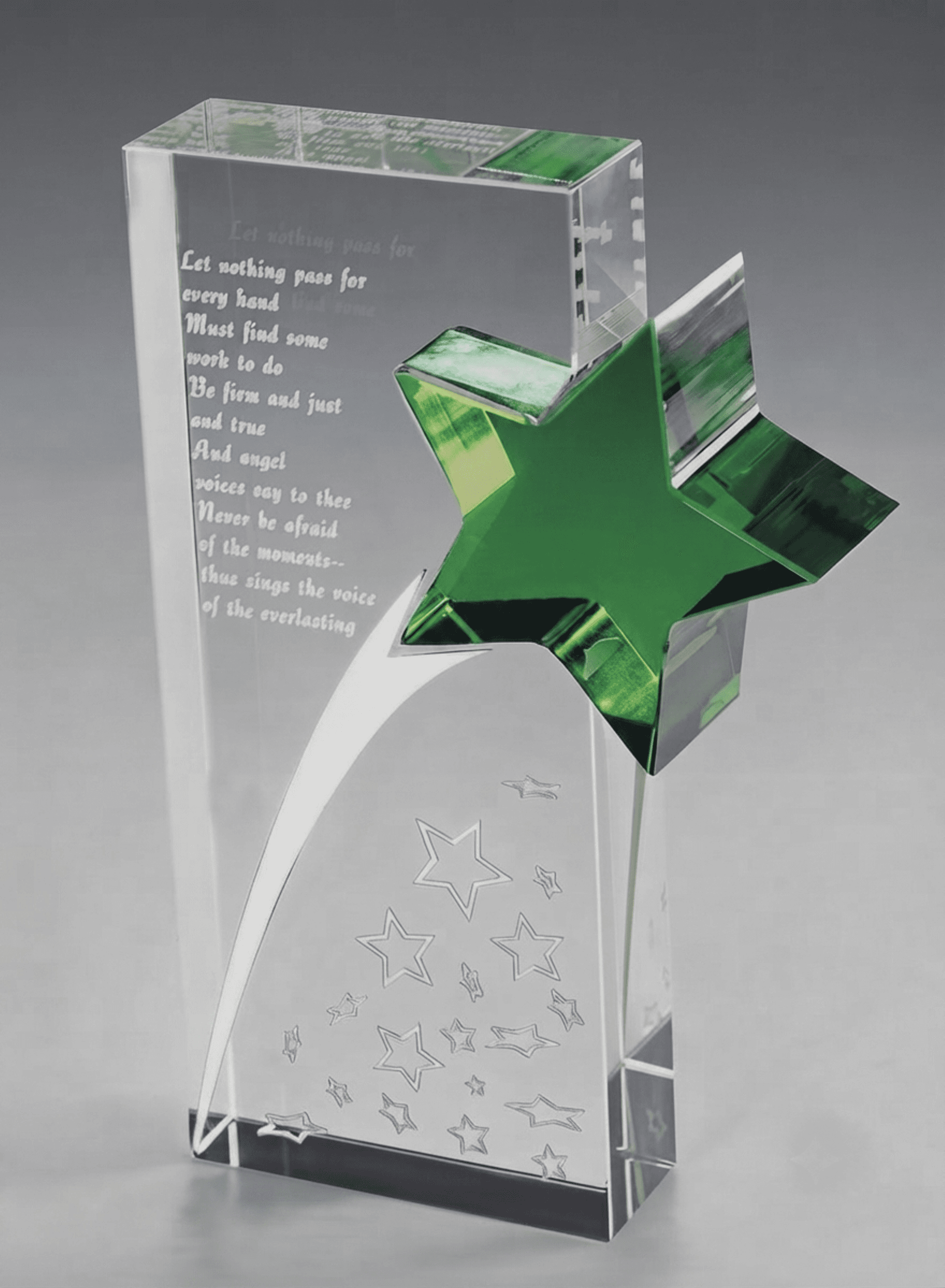 Stars · Hearts crystal award 2